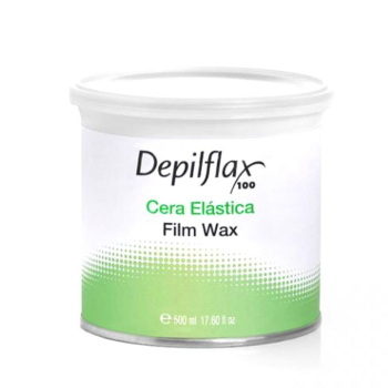 .DEPILFLAX ELASTYCZNY WOSK DO DEPILACJI FILM WAX PUSZKA 500ML NATURALNY Activ . . Wypr